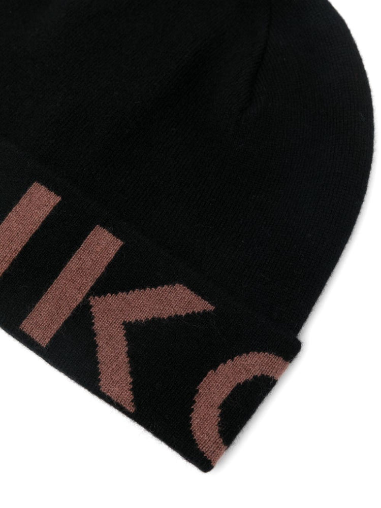 Calamaro logo-jacquard beanie hat