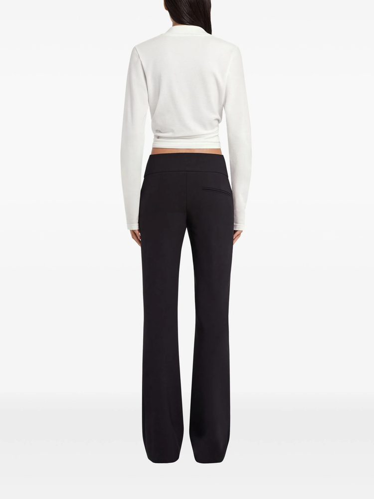 polo twist-detailing top