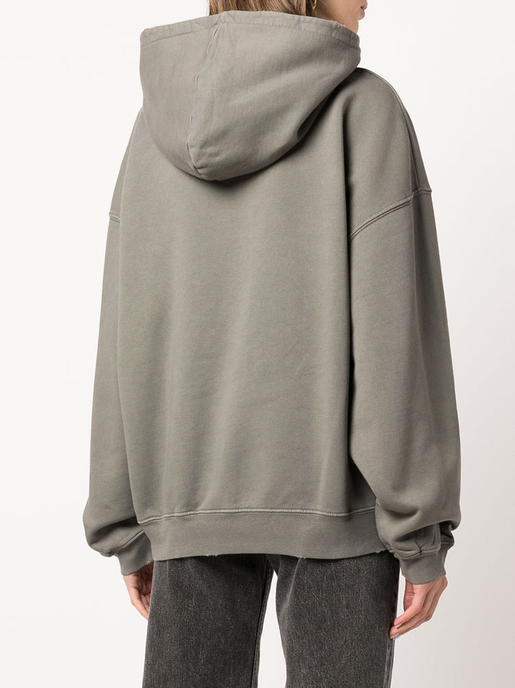 Harvey combed-cotton hoodie