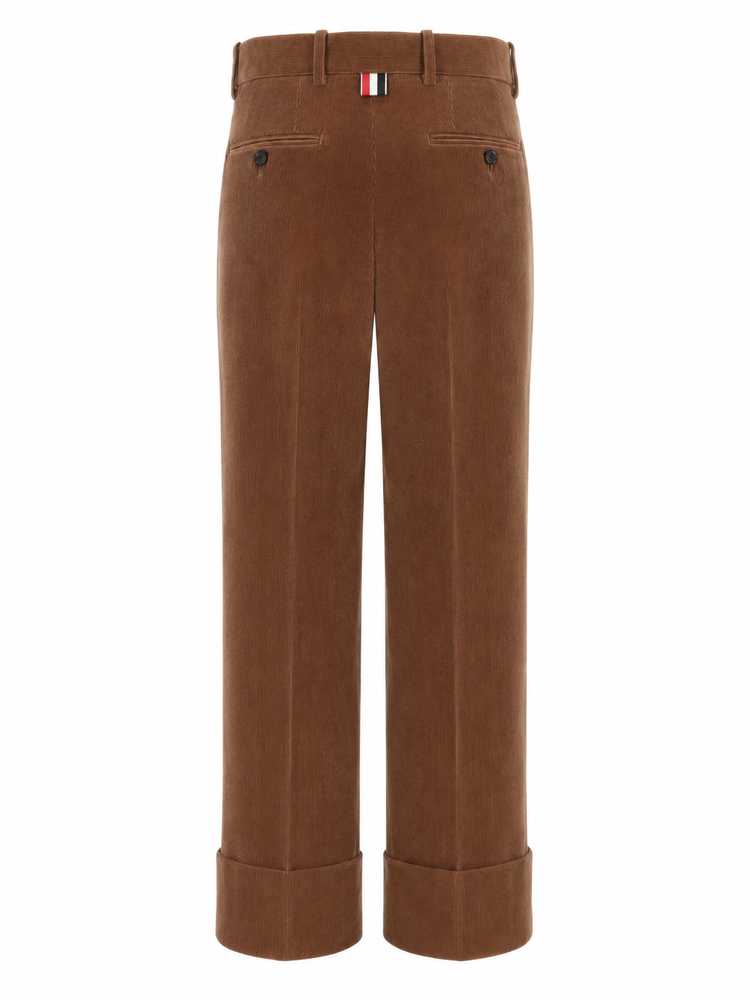 FIT 2 - BELTLOOP SACK TROUSER IN NARROW WALE CORDUROY