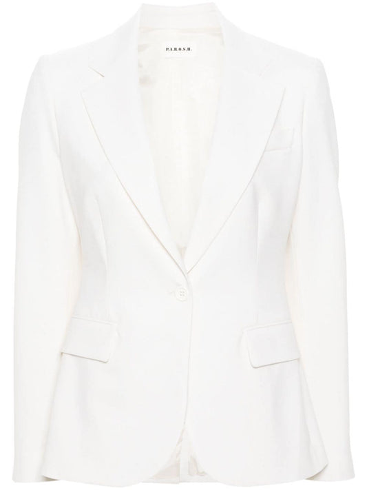 single-breasted blazer