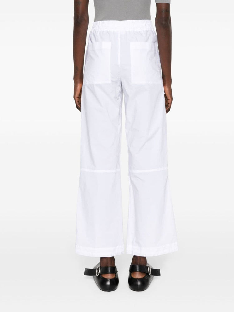 cargo-pockets cotton trousers