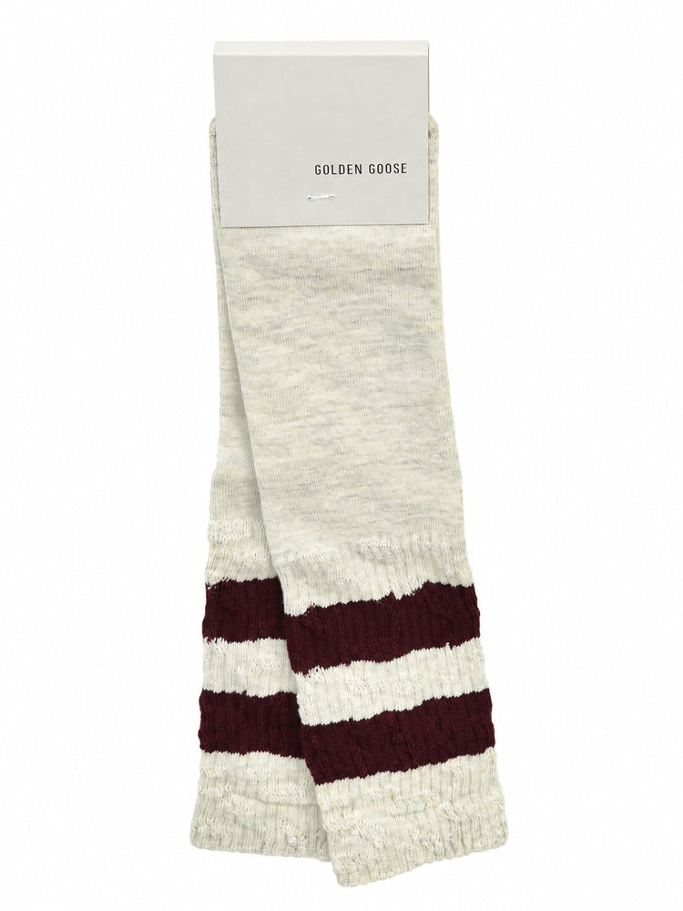 SOCKS HIGH RIB/STRIPES/RIPPED