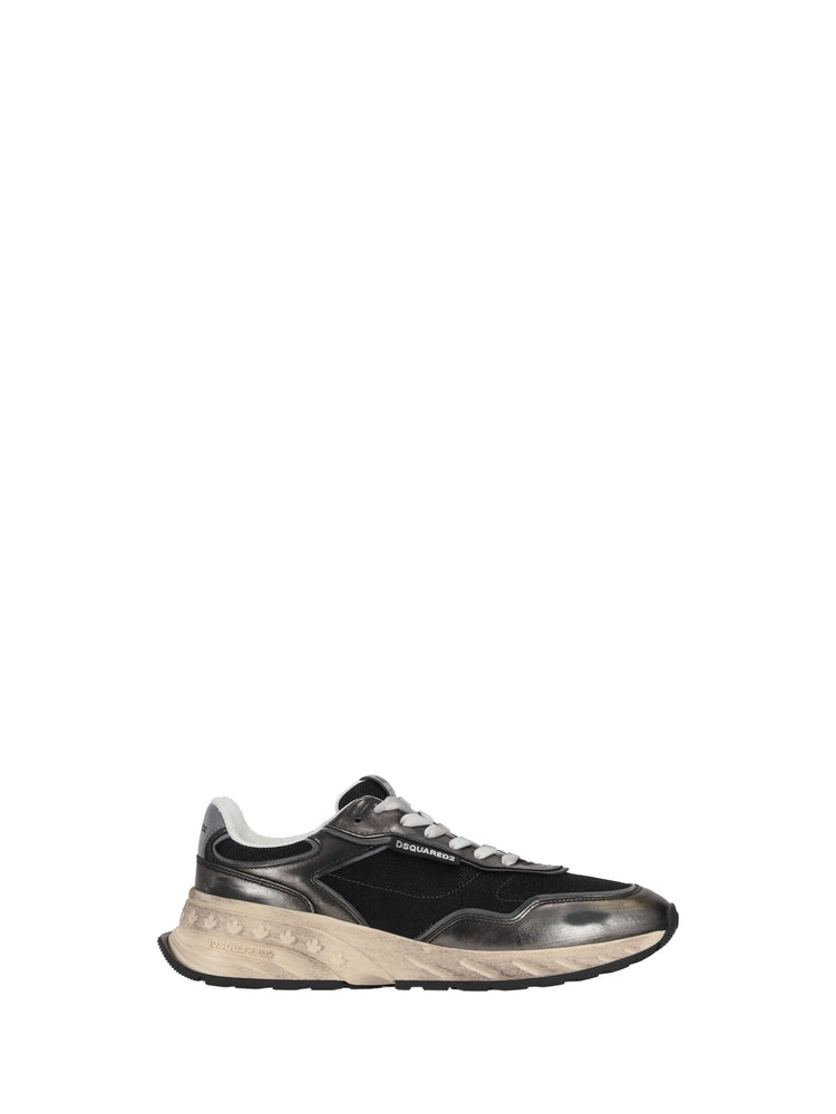 Lace-Up Low Top Sneakers