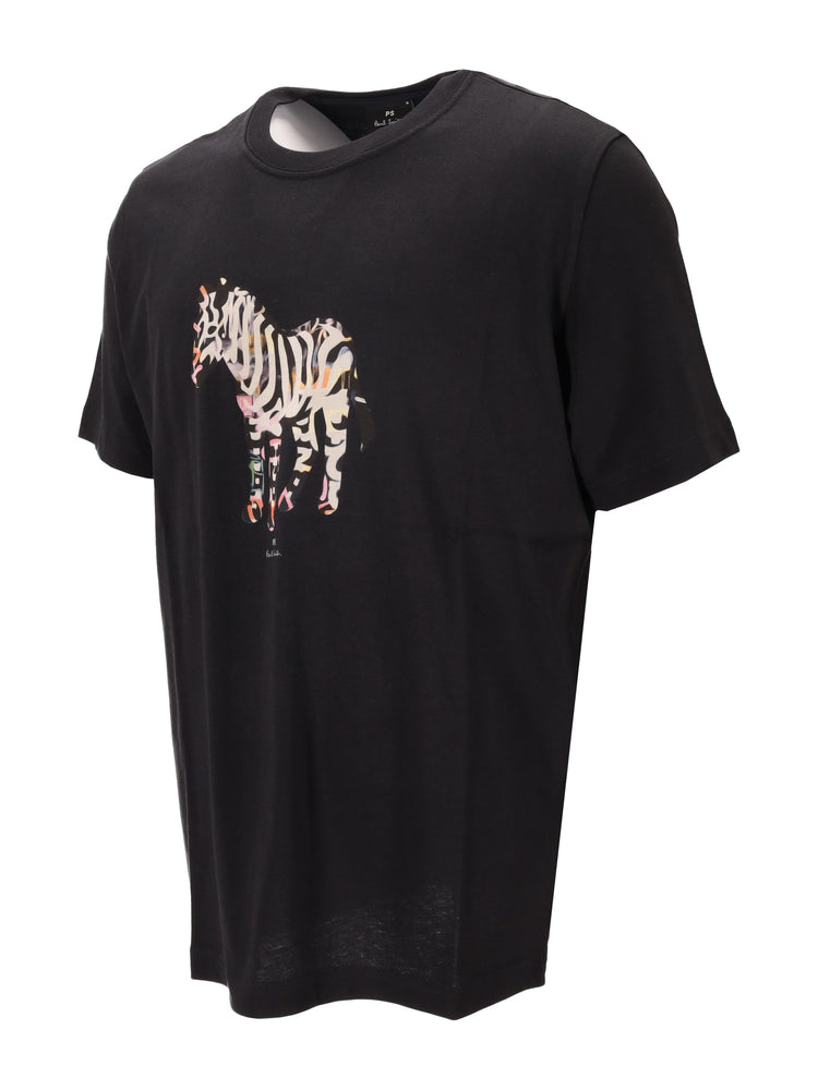 MENS REG FIT T SHIRT ZEBRA LARGE