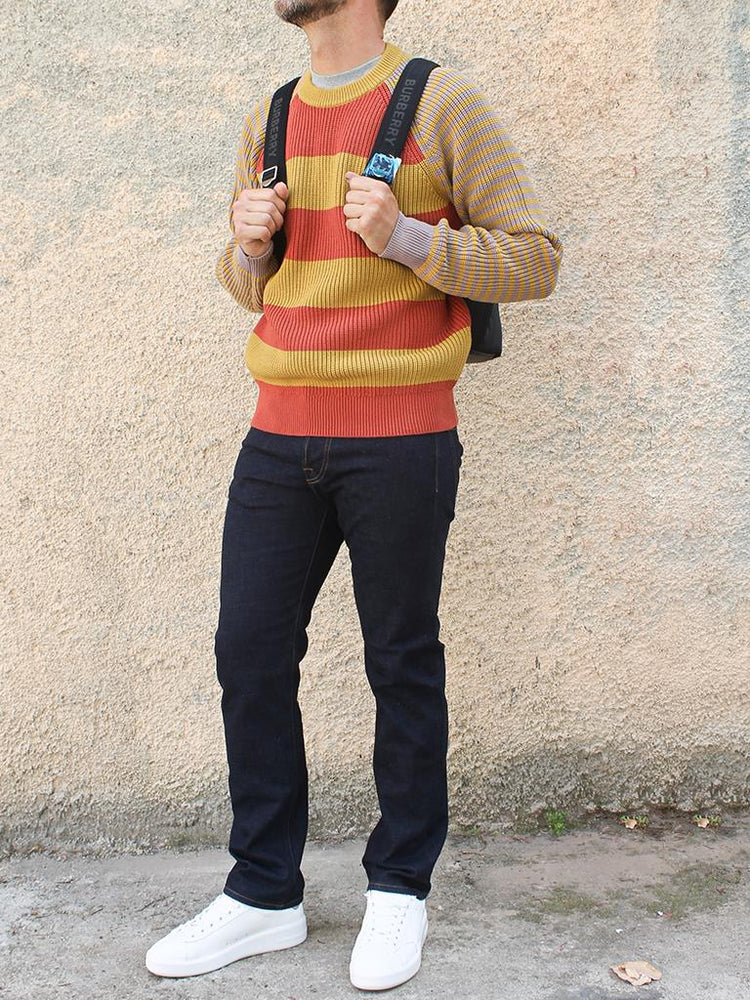 PAUL SMITH striped-knit jumper