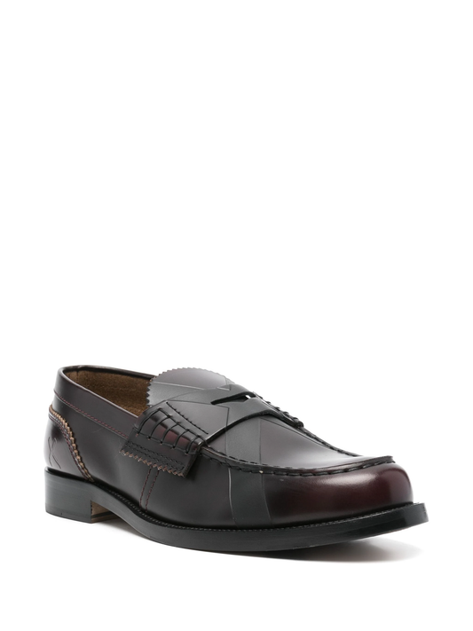 leather loafers