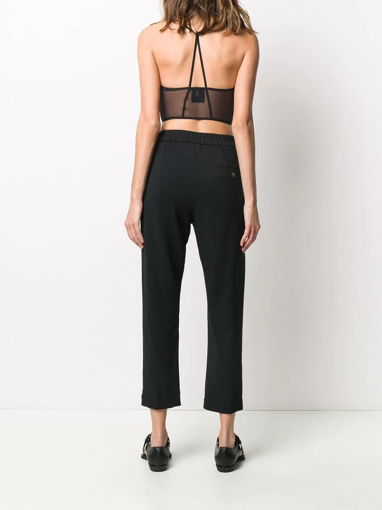 ANN DEMEULEMEESTER cropped straight trousers