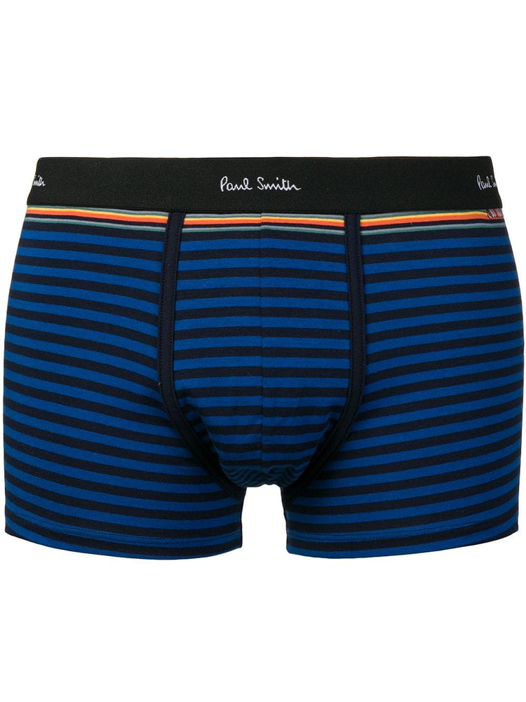 PAUL SMITH Striped logo boxers navy