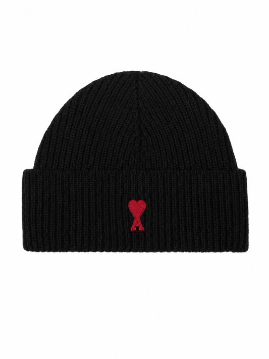 BEANIE WITH RED AMI DE COEUR