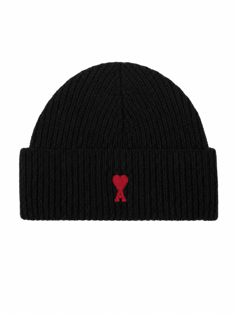BEANIE WITH RED AMI DE COEUR