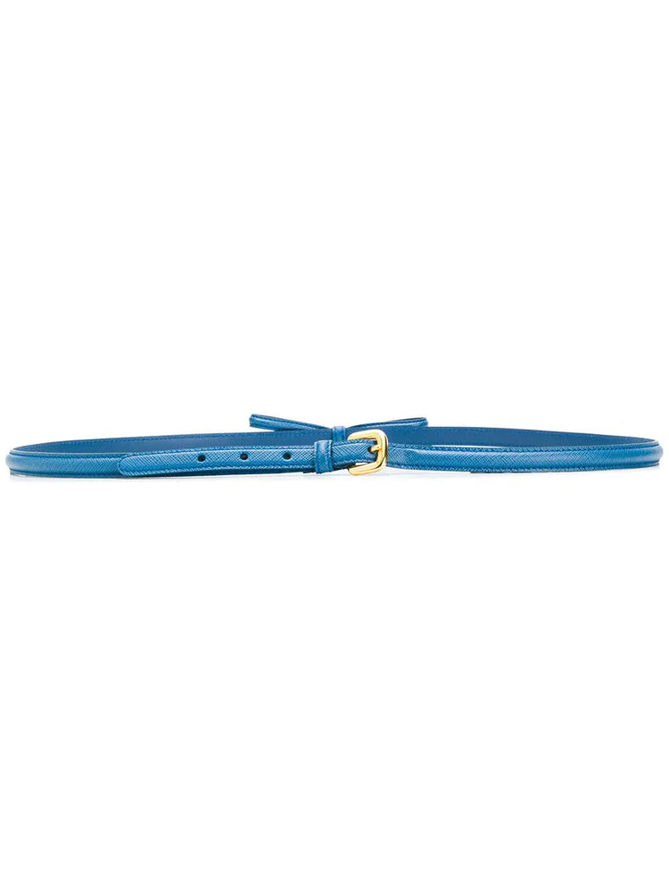 PRADA Bow detail slim buckle belt
