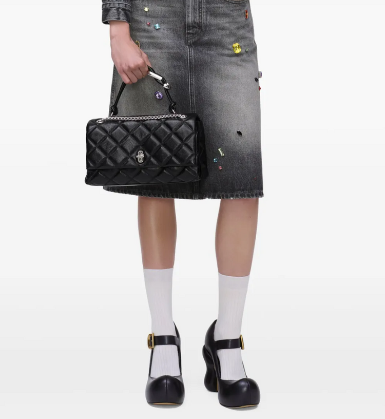 QUILTED LEATHER DUAL BAG