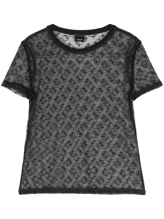 Togo monogram lace T-shirt