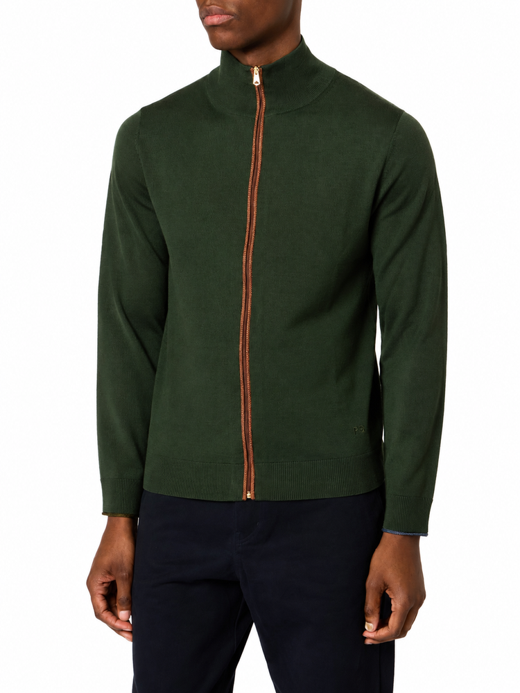 MENS CARDIGAN ZIP THRU