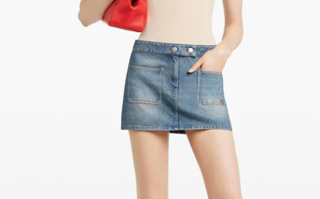 MINI SKIRT SIGNATURE DENIM