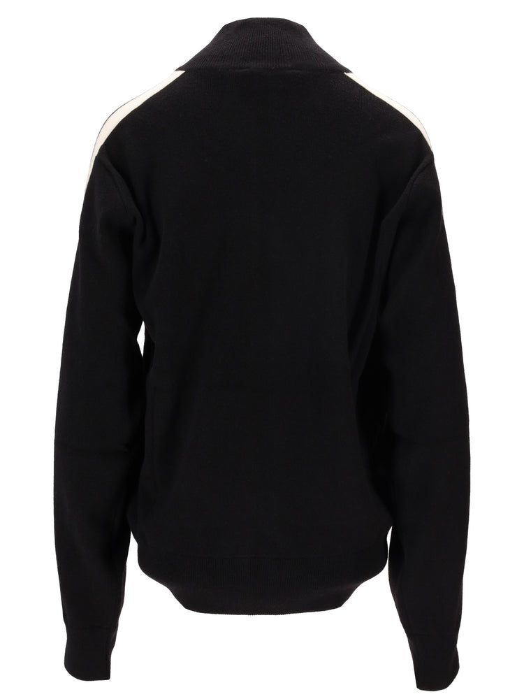 CLASSIC LOGO KNIT TRACK JKT DARK GREY -