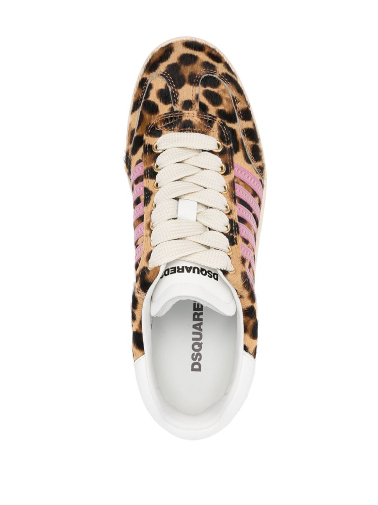 leopard-print sneakers