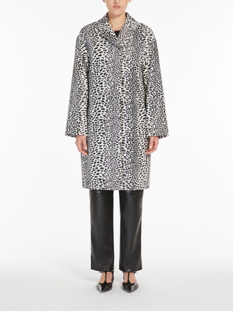 Dania patterned cotton coat