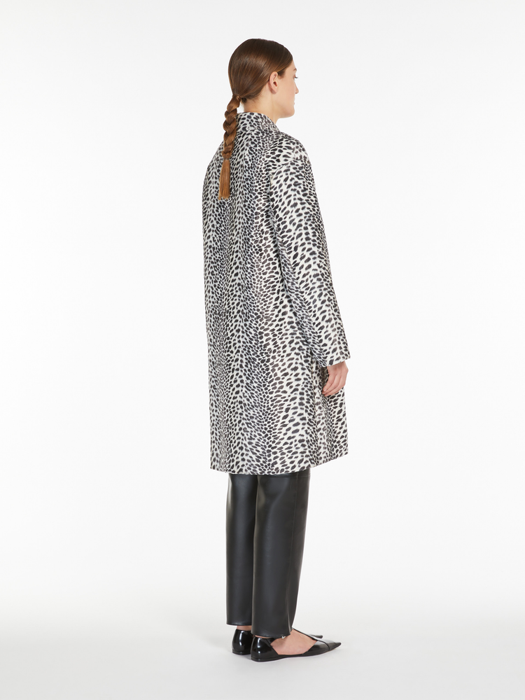 Dania patterned cotton coat