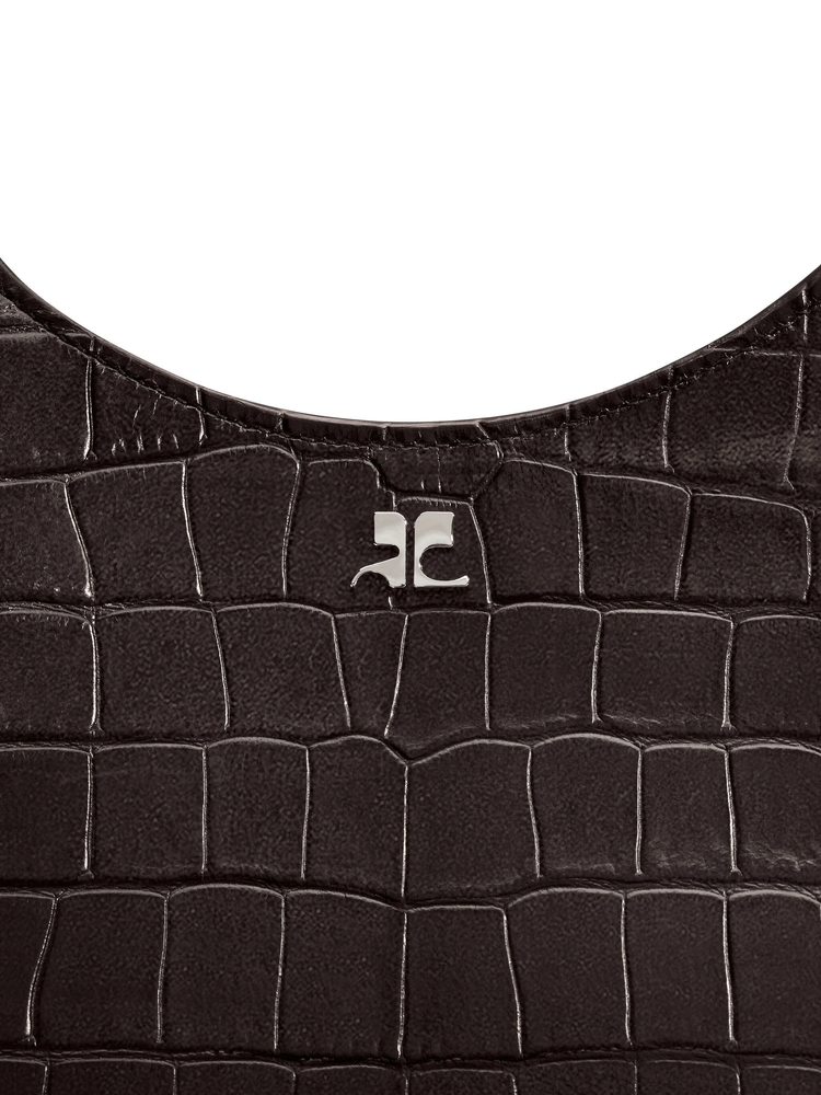 Holy crocodile-effect tote bag