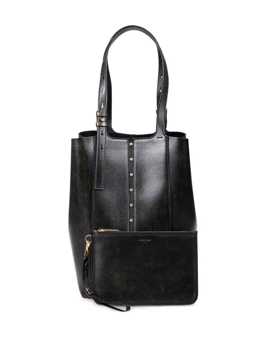 SHOPPING 24.7 NS VINTAGE LEATHER BODY GOLD METAL DETAILS