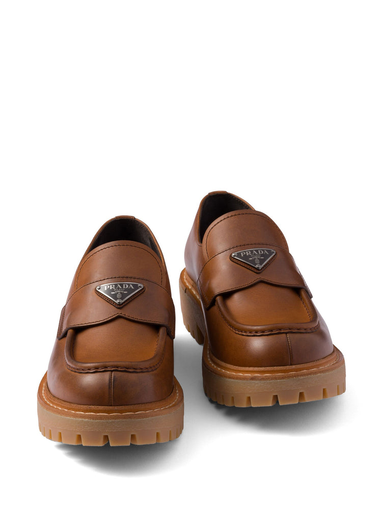 leather loafers