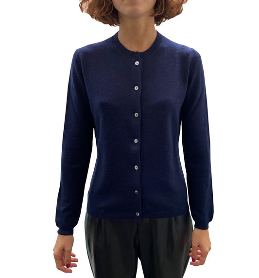 LA ROSE cardigan dark blue