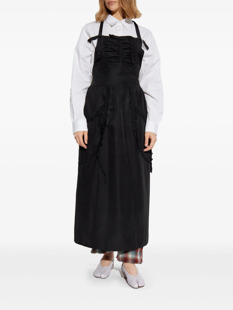 ruffled apron overdress