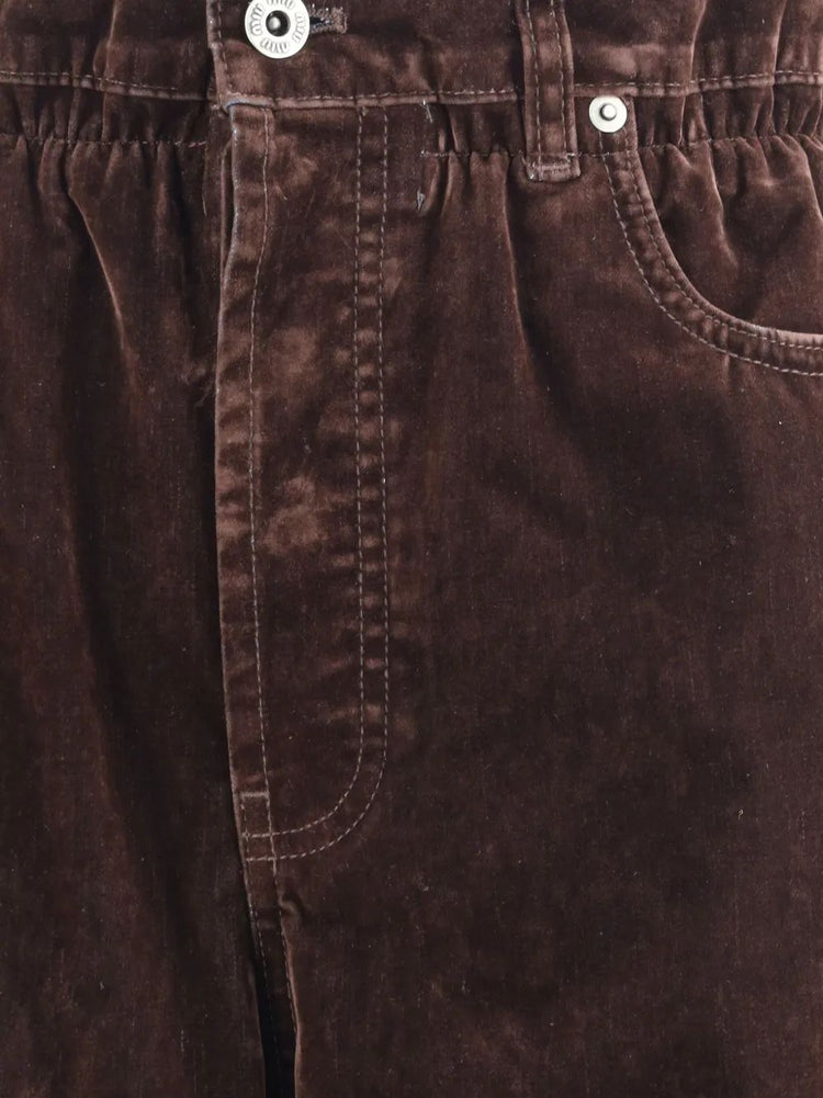 PANTALONI VELVET CHAMBRAY