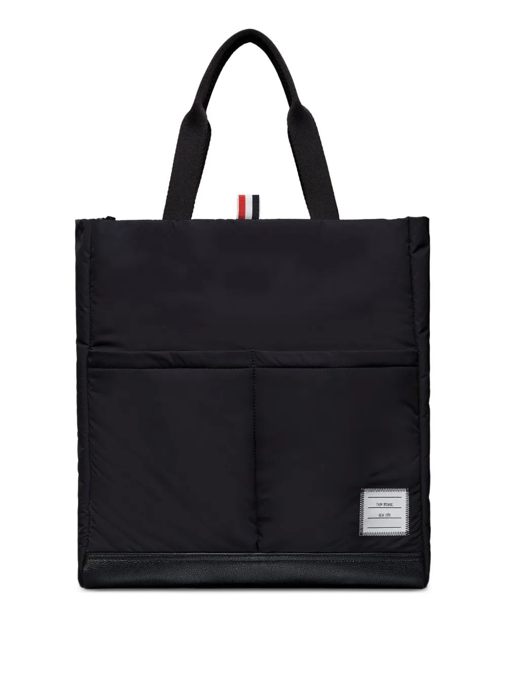 POCKET TOTE IN POLY TWILL