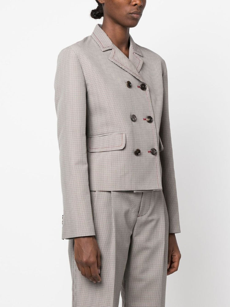 MARNI houndstooth-pattern double-breasted blazer