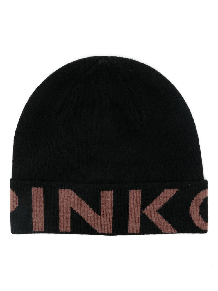 Calamaro logo-jacquard beanie hat