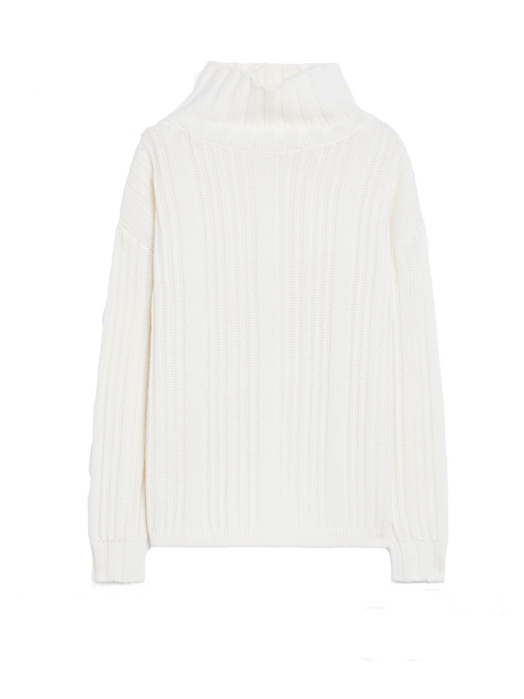 Vitalba wool and cashmere polo-neck jumper