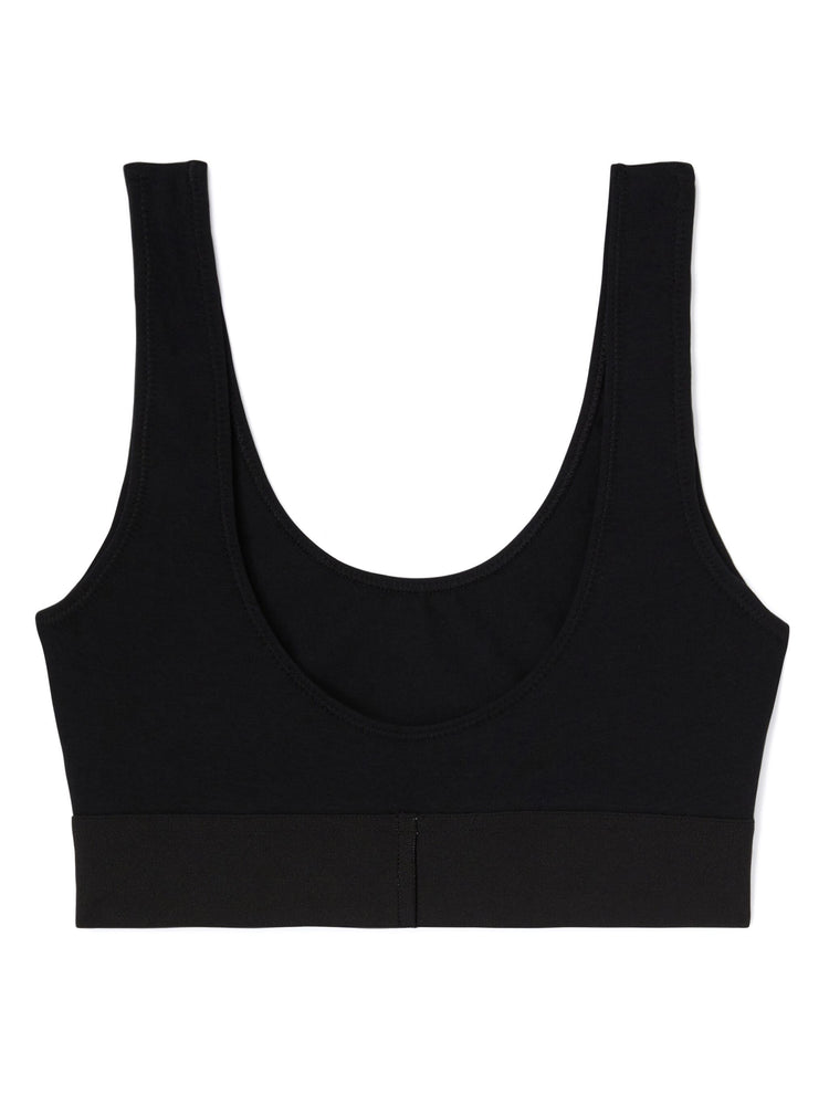 classic logo-underband scoop-neck bra