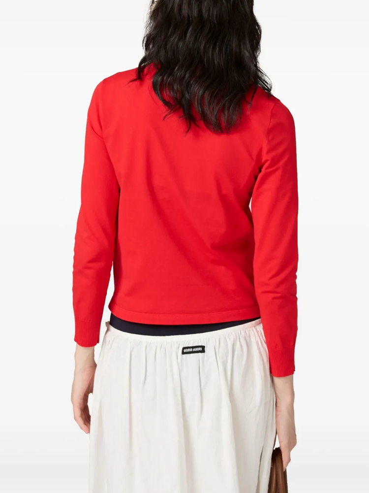 Technical yarn sweater