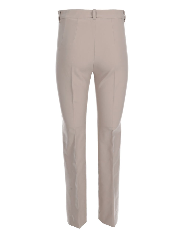 Fatina slim-fit stretch cotton and viscose trousers