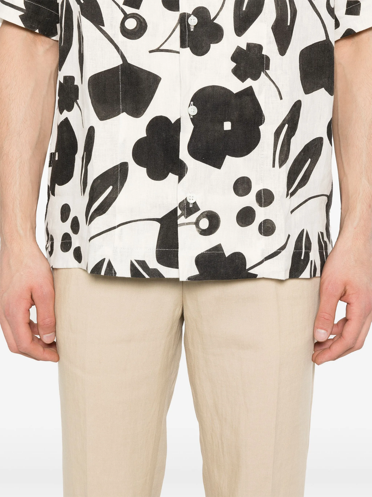 drawstring linen trousers