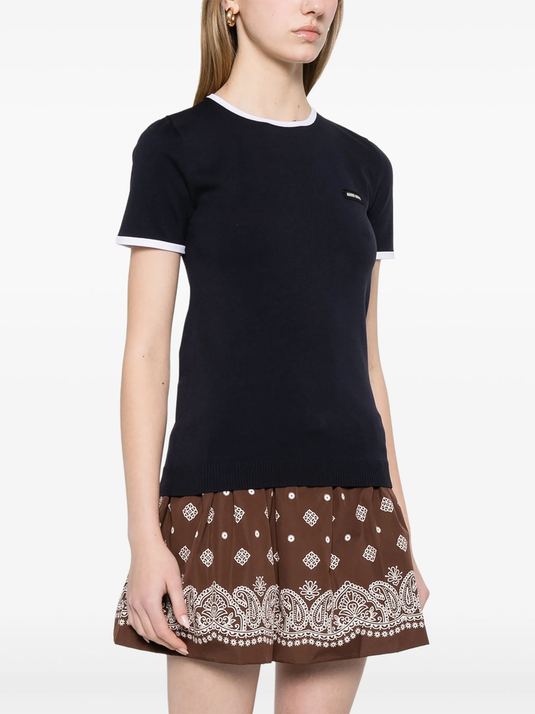 logo-patch T-shirt