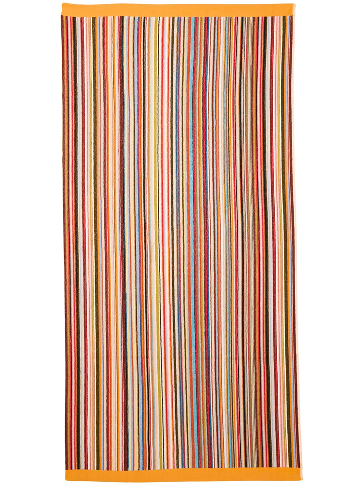 signature stripe beach towel