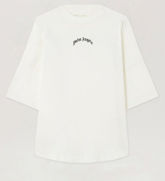 CURVED LOGO OVER TEE