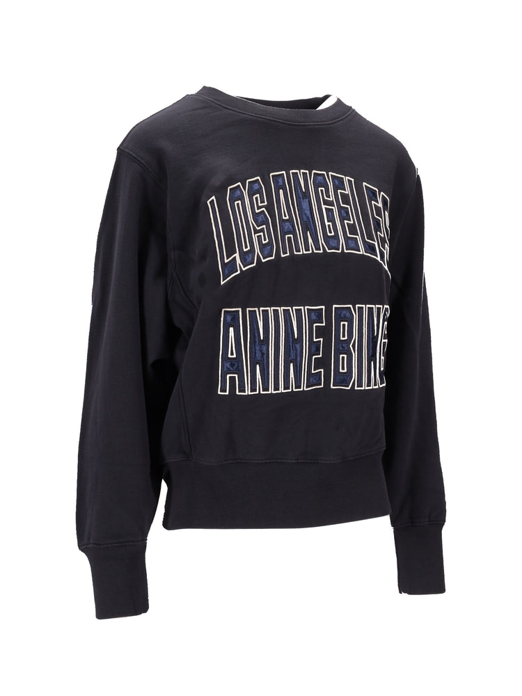 HARRY SHRUNKEN SWEATSHIRT LA - OATMEAL MELANGE