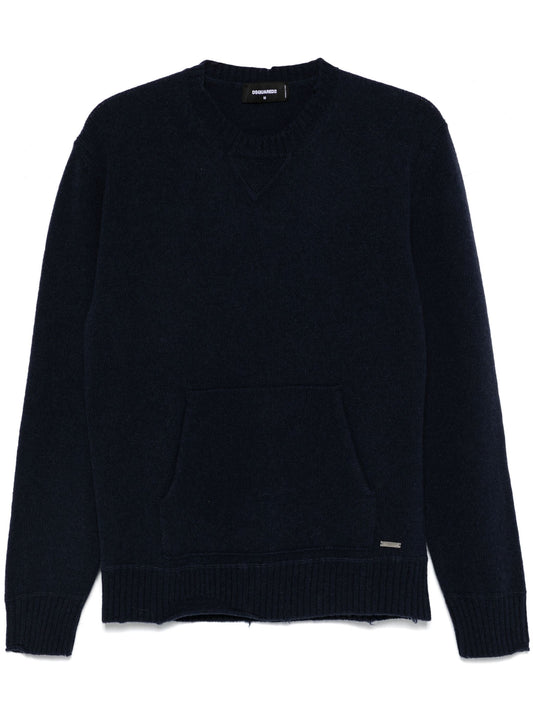 pouch-pocket sweater