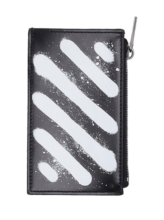 DIAG SPRAY ZIPPED CC BLACK - WHITE