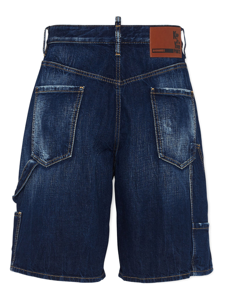 cotton denim jorts