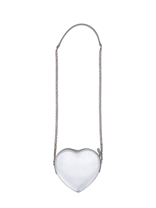 HEART CROSSBODY METALLIC