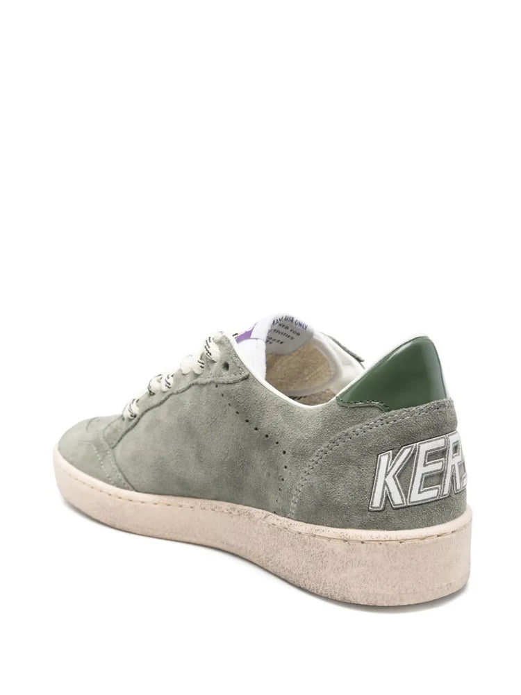 BALLSTAR SUEDE UPPER TOE AND SPUR LEATHER STAR AND HEEL