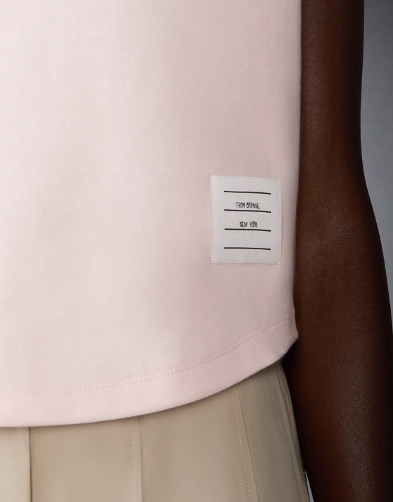 SHORT SLEEVE TEE IN COTTON MILANO