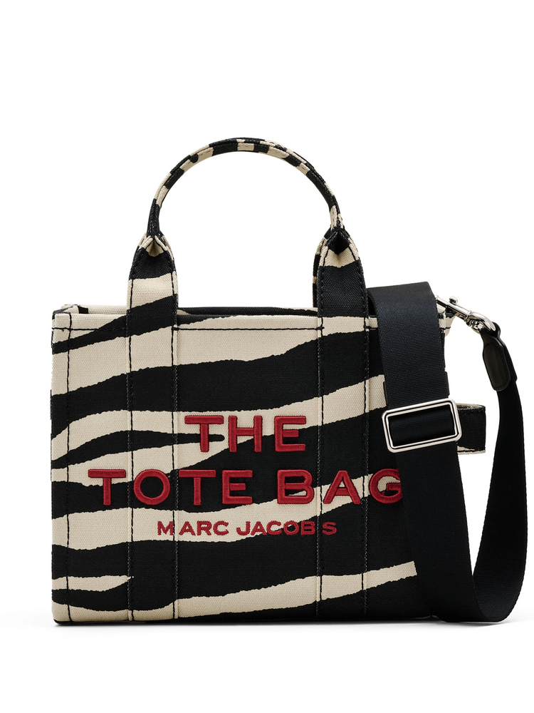 Zebra-print tote bag