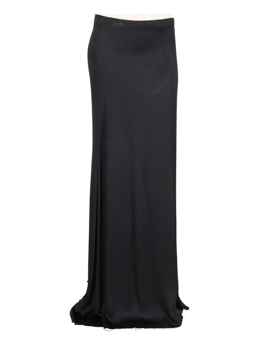 ZITA LONG "A" LINE SKIRT LIQUID VISCOSE SATIN